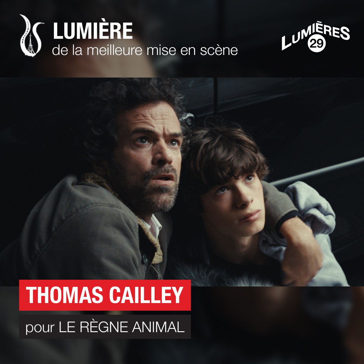STUDIOCANAL (@studiocanalfr) on Twitter photo LE REGNE ANIMAL remporte le prix de la Meilleure Mise en Scène à la 29ème Cérémonie des Lumières 👏
<a href="/prixlumieres/">Académie des Lumières</a> LE REGNE ANIMAL remporte le prix de la Meilleure Mise en Scène à la 29ème Cérémonie des Lumières 👏
<a href="/prixlumieres/">Académie des Lumières</a>