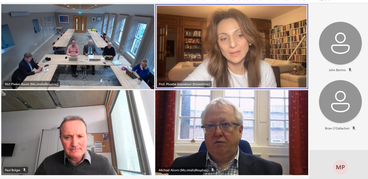 Presenting <a href="/SDSN_EU/">SDSN Europe</a> and SDSN Global Climate Hub to the <a href="/SDSNIreland/">SDSN Ireland</a> Executive Committee
In my capacity as co-chair of SDSN Europe and chair of SDSN Global Climate Hub, I provided an overview of the various initiatives undertaken by both hubs