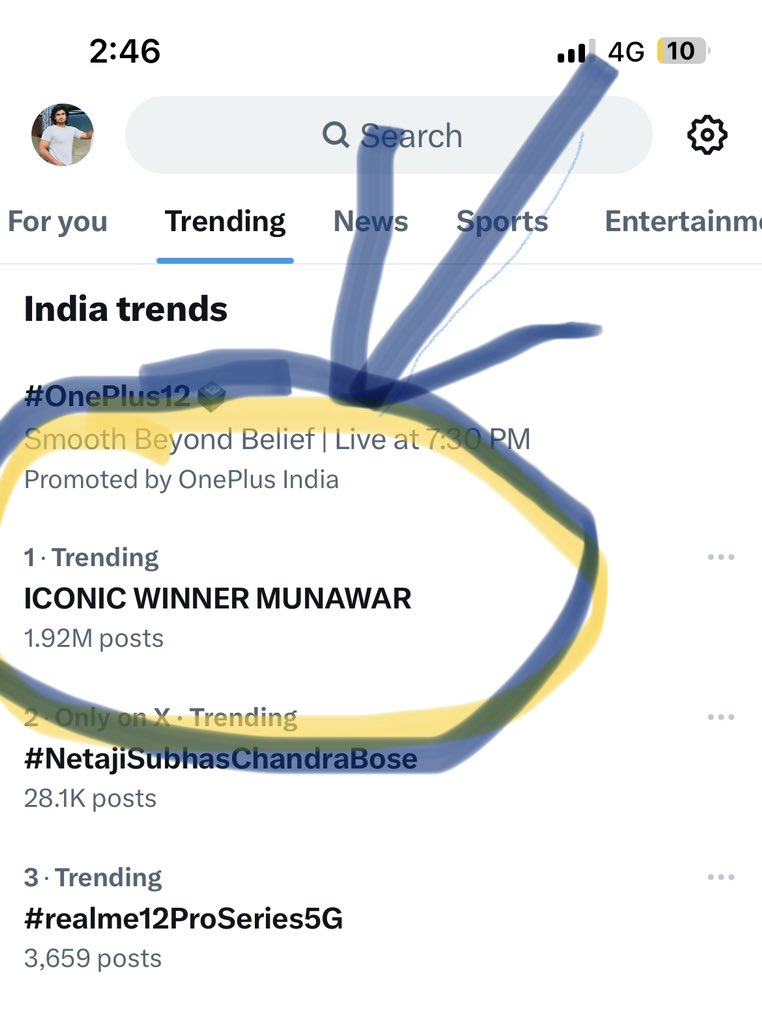 wakeelsifan's tweet photo. We are Trending at NUMBER 1 Position With 1.92M tweets ..!!

CULT FANBASE &amp; G.O.A.T FANDOM For a reason !!!

ICONIC WINNER MUNAWAR https://t.co/rbEVcirV3o