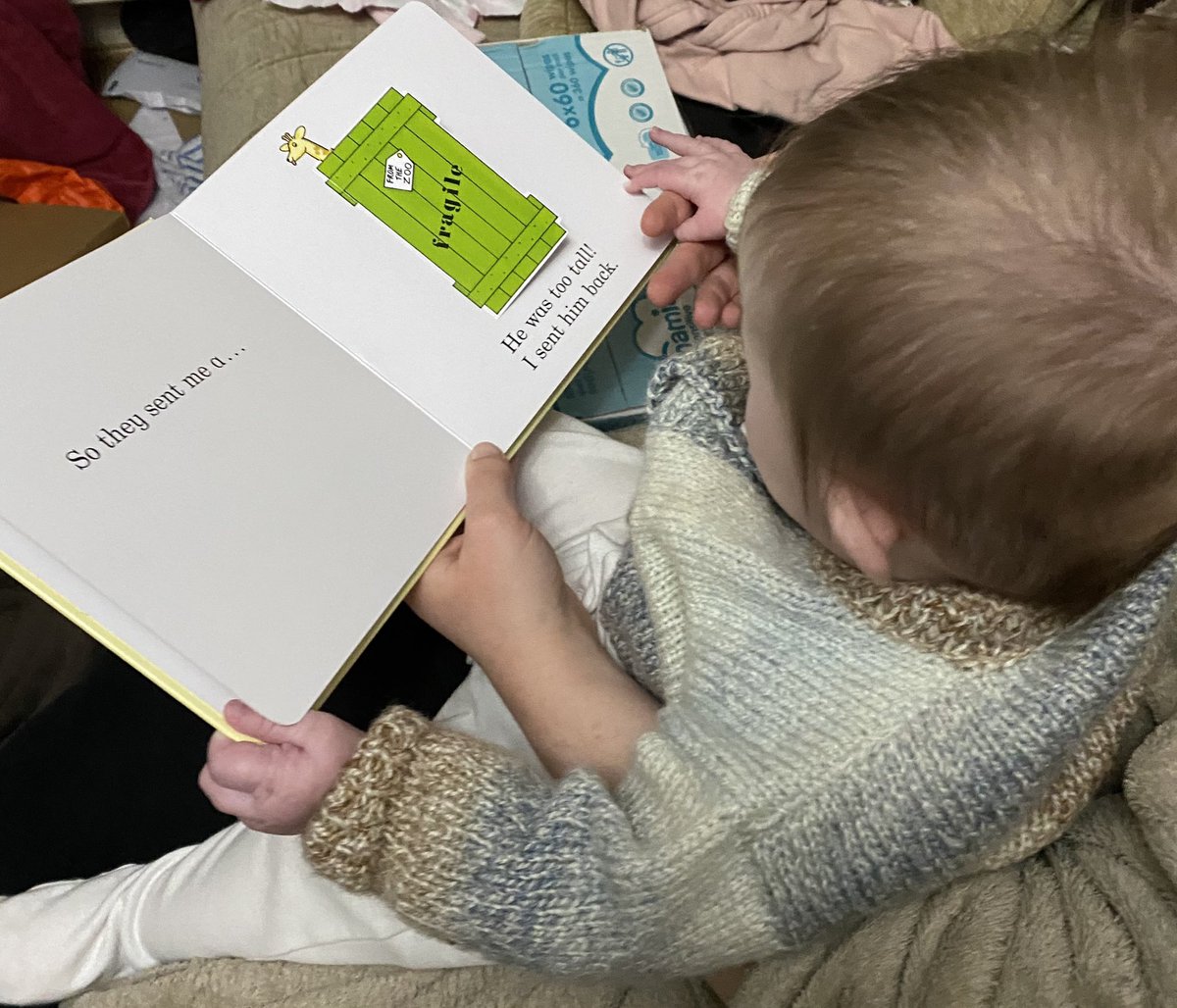 After dinner last night we got some reading done. #babybooks #dearzoo #babybookworm