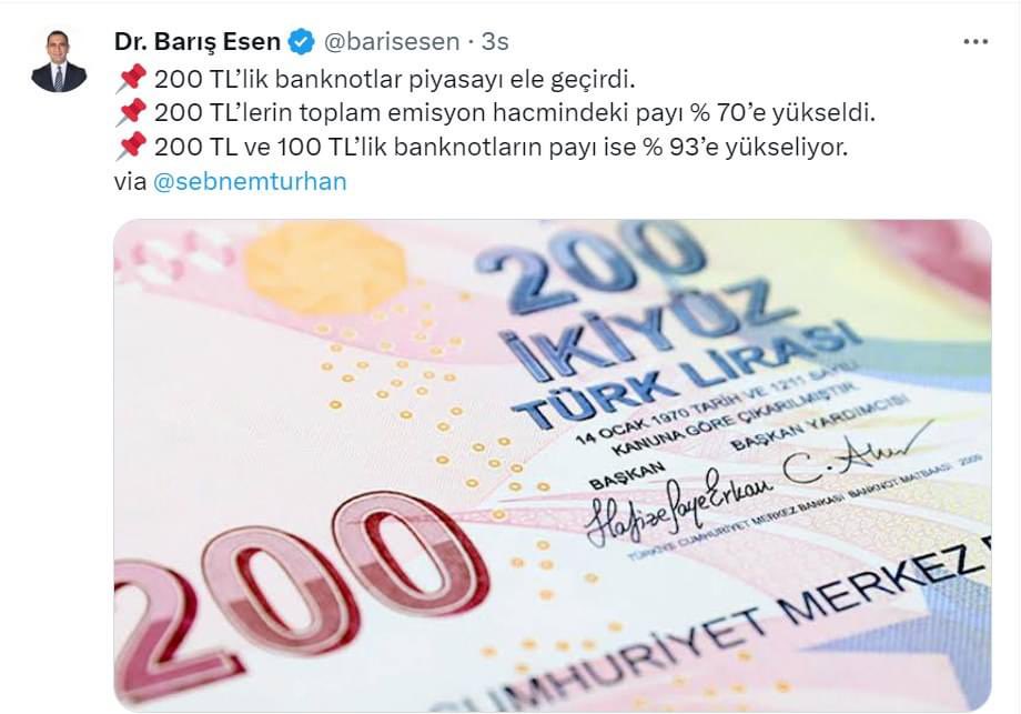 Paradan sıfır atılınca parasını değerlendi sanan zümre parasının değerinin düştüğünü yeni banknotlar basılınca anlar zaten..  haksız mıyım hocam ? 500 -1000-5000 tl banknotlar loading… <a href="/ProfDemirtas/">Özgür Demirtaş</a>