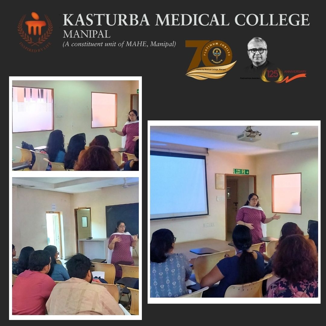 Department of Forensic Medicine & Toxicology Manipal conducted a 1-day symposium on Forensic aspects of DNA analysis on 23rd January 2024. Ms Gargi N Deshmukh, Scientist in Charge, Diagnostics and Forensic DNA, Genome Foundation, Hyderabad was the Resource person.