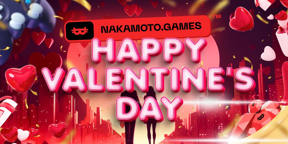 Happy Valentine's Day from the Nakamoto Games Team!

To celebrate the day of love, we're giving away $500 in $NAKA. Like, retweet, and comment below with what you love most about the $NAKA Ecosystem to win $50 from our $500 prize pool.

Join and start earning today! #Play2Earn