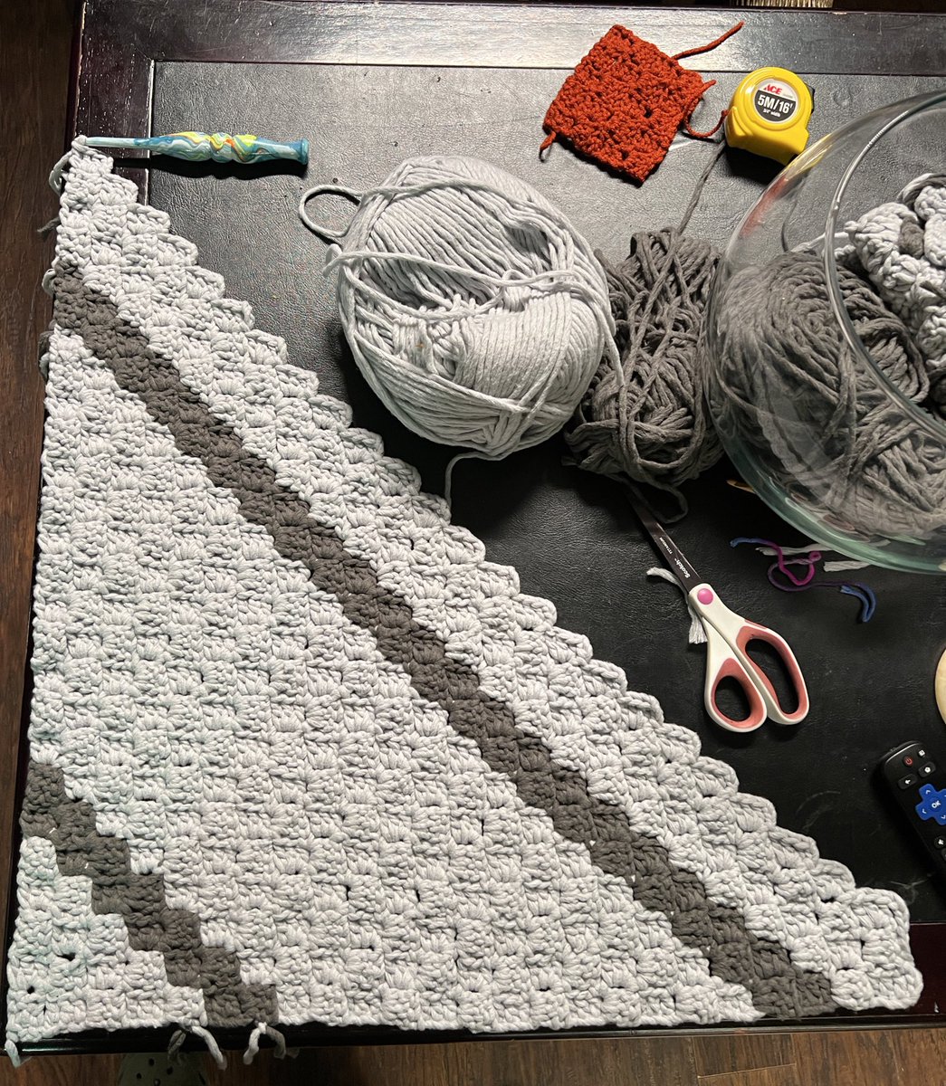 I’m crocheting again. So that’s newish.