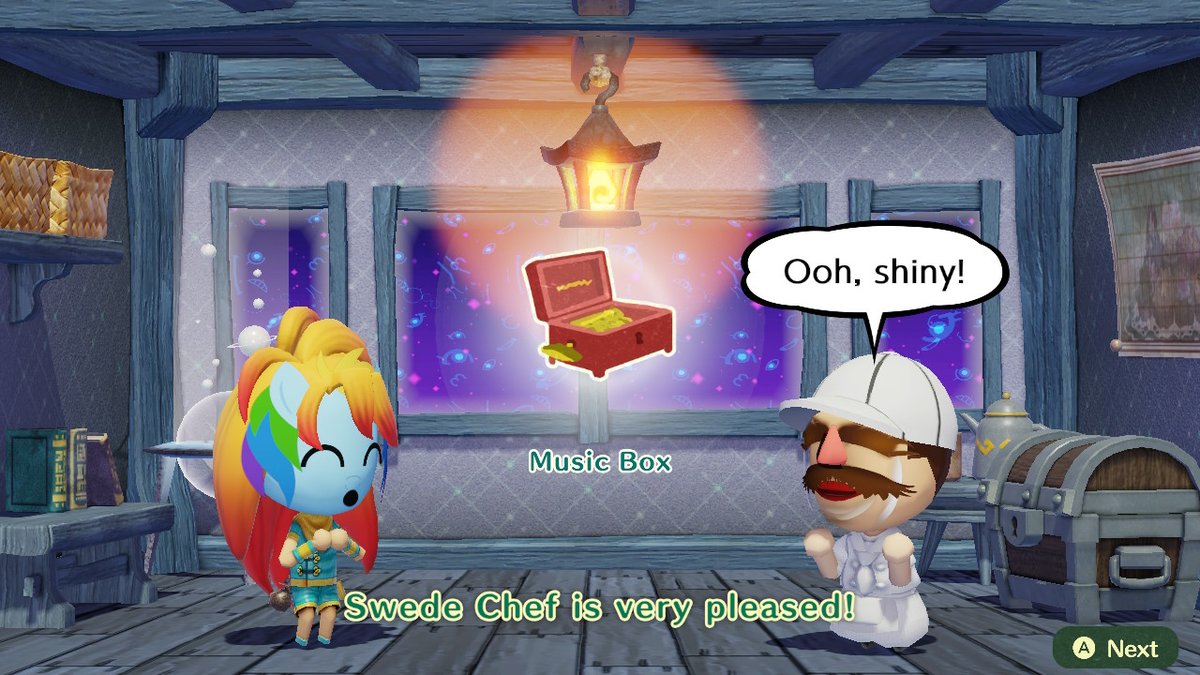 Blitzertheproto's tweet image. #Miitopia #NintendoSwitch some gift events ingame!