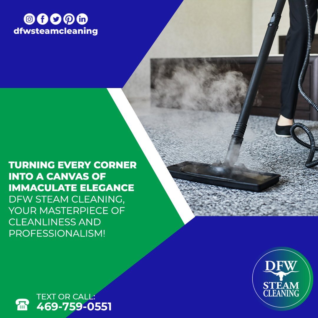 DFWSteamclean's tweet photo. 🏢✨Professional Excellence: DFW Steam Cleaning Means Business! 🪣🧽💼

Craft a professional environment that speaks volumes with our top-tier dry cleaning services. From carpets to upholstery and draperies, we leave no detail untouched. https://t.co/9an5zSJxwW