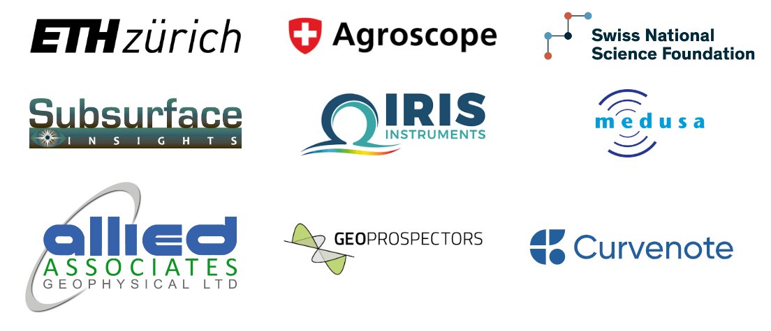Less than 2 weeks left to meet up with the #agrogeophysics community in Zürich. Check the program at agrogeo24.curve.space. 
👏This would not be possible without our sponsors.

We are looking forward to seeing you! <a href="/EllenVDVijver/">Ellen Van De Vijver</a> @BiggusDaveus <a href="/aleromeru/">Alejandro Romero-Ruiz</a> Guillaume Blanchy