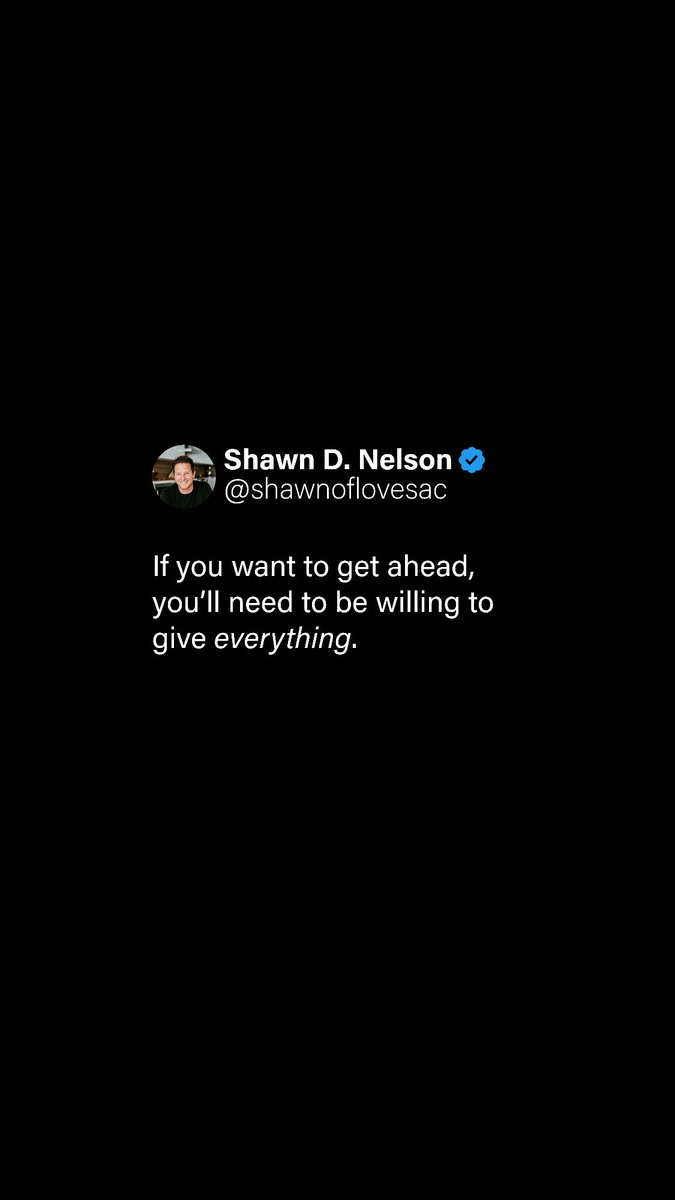 ShawnOfLovesac's tweet image. If you want to get ahead, you’ll need to be WILLING to give everything. #shawnism #letmesaveyou25years #Entrepreneur #Motivation