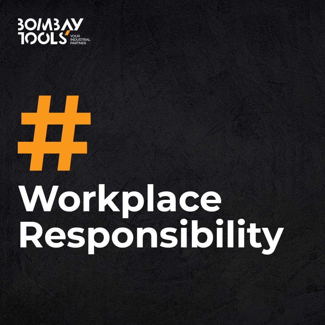 TheBombayTools's tweet photo. Embracing a culture of safety: #WorkplaceResponsibility campaign emphasizes that ensuring a secure work environment is a shared commitment. From employees to management, let's unite for a safer workplace. https://t.co/orY3qr4EAe