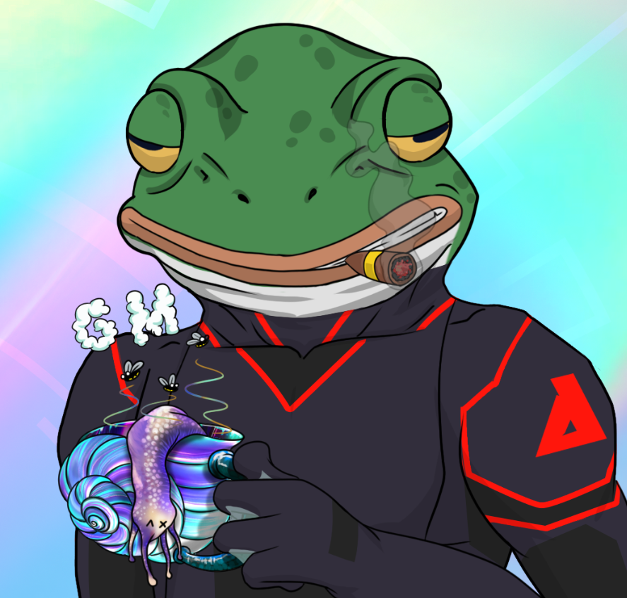 GM $Cope fam! Is your favorite frog in need of a coffee as well? Simply join the ArmourX Discord, follow the steps in the #GM channel, and get your frog some of that good stuff ☕️ 

discord.gg/4Pvc2AtSct

#AX #ArmourX #CopeX #Cope #Gaming