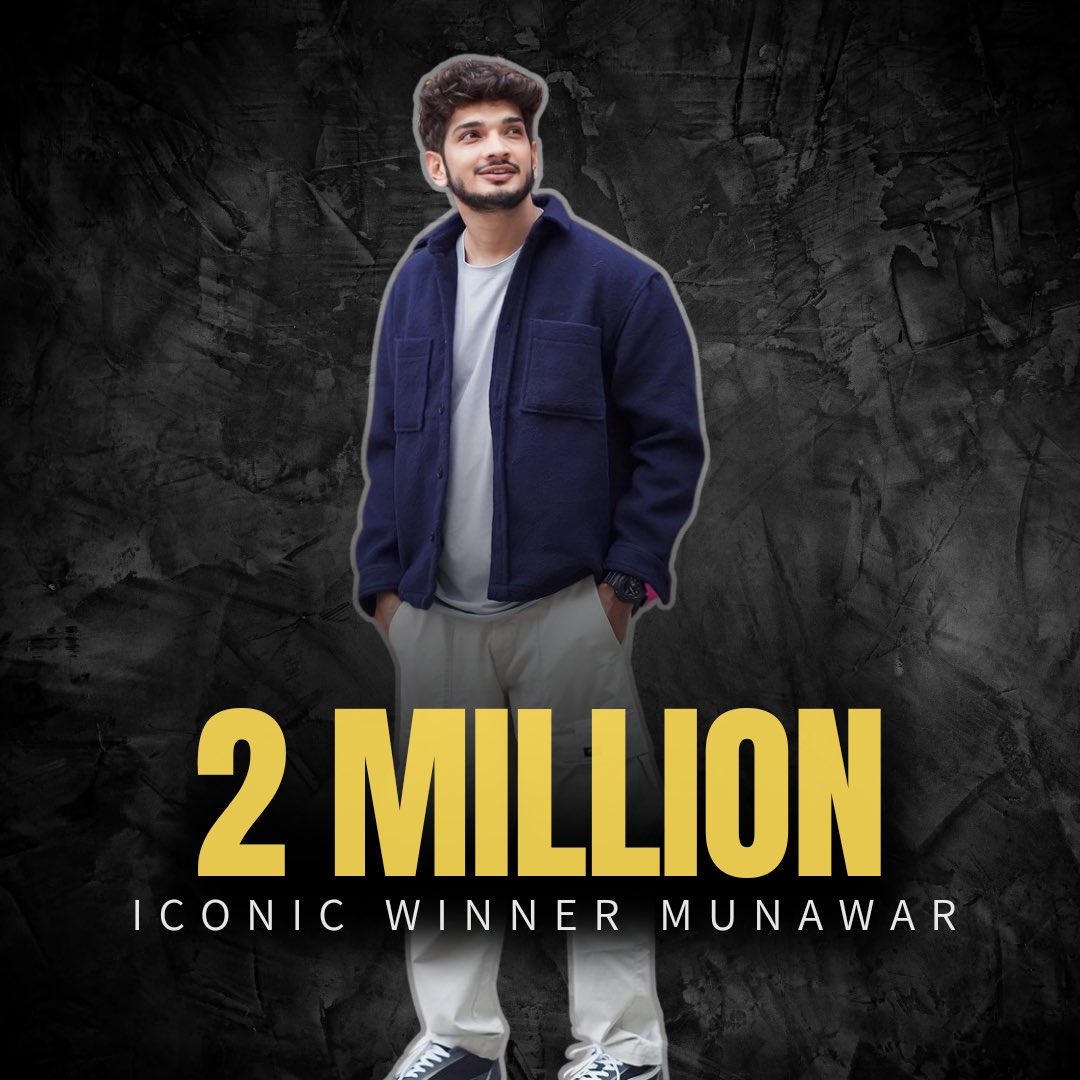 SadakatKhanms's tweet image. Big shoutout to #MKJW for hitting 2M posts! 

Your unwavering dedication to #MunawarFaruqui Bhai is truly exceptional, with each post showcasing your creativity. 

ICONIC WINNER MUNAWAR