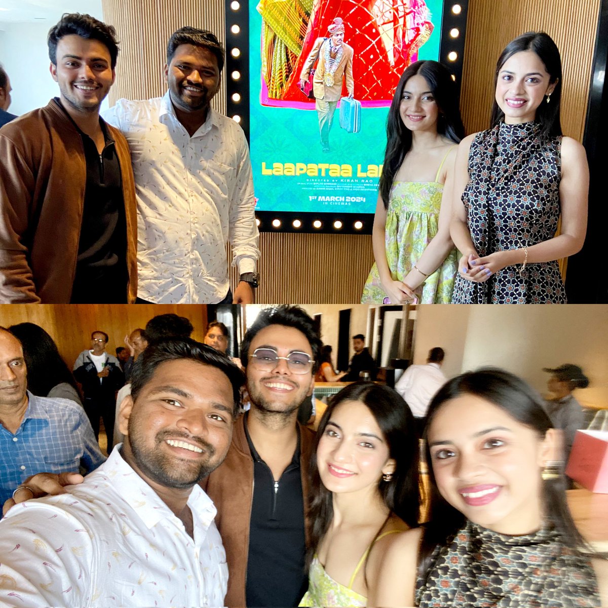 Clicked with #LaapataLadies Leading Gang #PratibhaRanta #NitanshiGoel & #SparshShrivastava , Post It's Trailer Preview