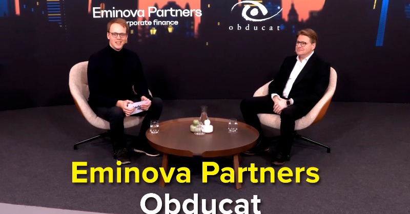 InderesNordic's tweet photo. Antti Luiro har intervjuat Patrik Lundström, VD pÄ #Obducat. Det diskuteras bland annat om Obducat som investering, markaden och dess konkurrenter, och hur strategin för Obducat ser ut framÄt.