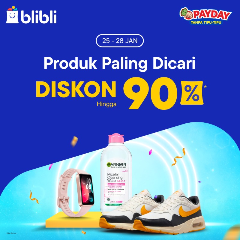bliblidotcom's tweet photo. Promo Gajian Paling Hemat Hanya di Blibli. Beragam Inceran Dari Brand Pilihan Pasti Hemat