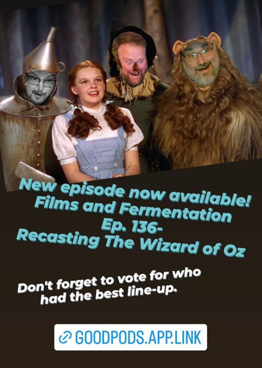 FilmsandFermentation (@filmsferment) on Twitter photo goodpods.app.link/A0Qr5C9FAGb #podnation #goodpods #independentpodcasts #ComingSoon #deluxeeditionnetwork #wizardofoz #trending #judygarland @pods_r_us <a href="/ThePodDen/">The Deluxe Edition Network</a> <a href="/buzzsprout/">Buzzsprout</a> goodpods.app.link/A0Qr5C9FAGb #podnation #goodpods #independentpodcasts #ComingSoon #deluxeeditionnetwork #wizardofoz #trending #judygarland @pods_r_us <a href="/ThePodDen/">The Deluxe Edition Network</a> <a href="/buzzsprout/">Buzzsprout</a>