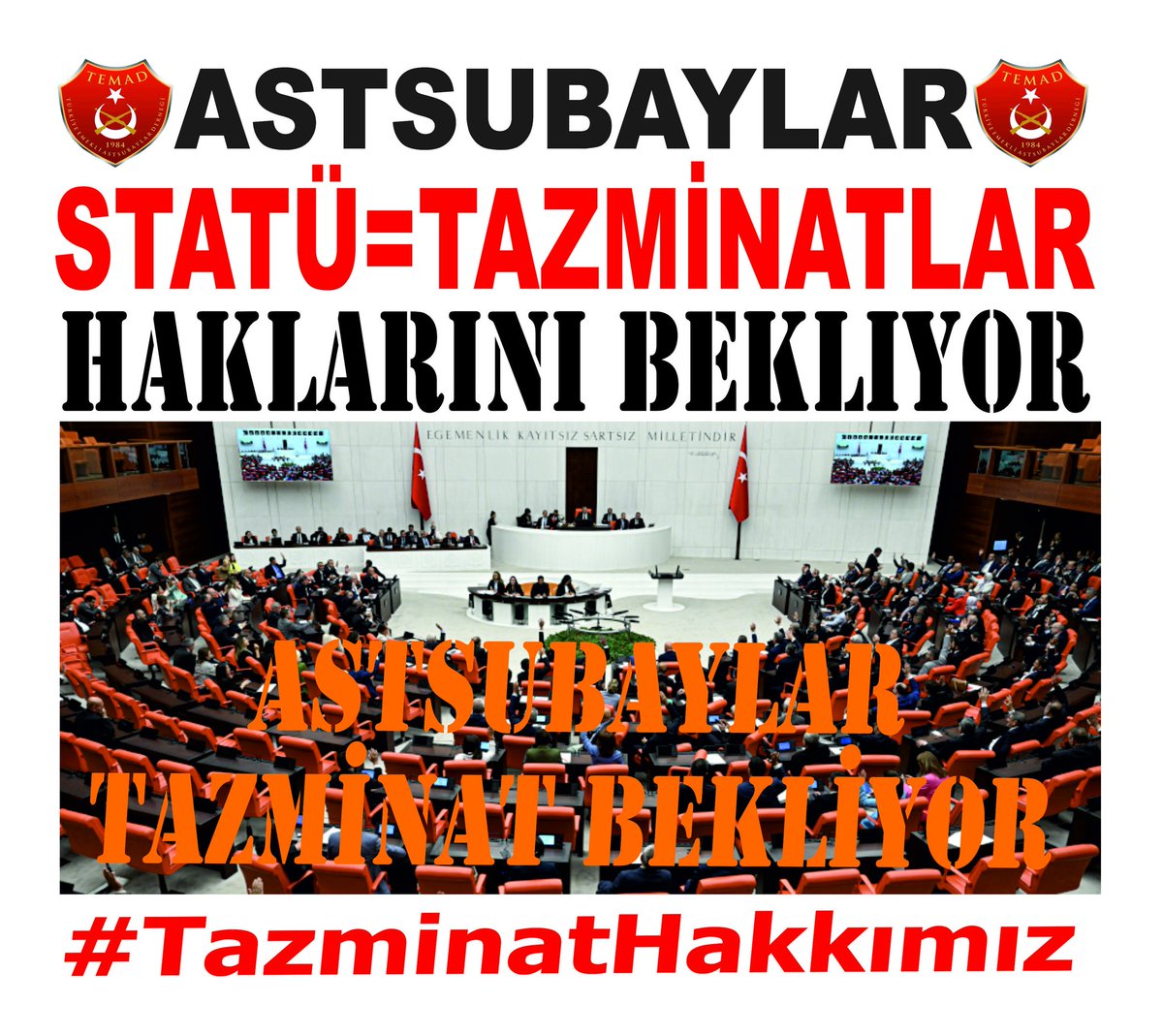 #AstsubayınaSahipÇık 
#AstsubaylaraAdalet 
#AstsubaylaraTazminat 
Astsubay çalıştayına emek veren ve Meslek büyüğümüz, değerli komutanım Fahrettin Bağrı bey'in emeklileri için teşekkür ederim. 
twitter.com/nevzatyuksel2/…