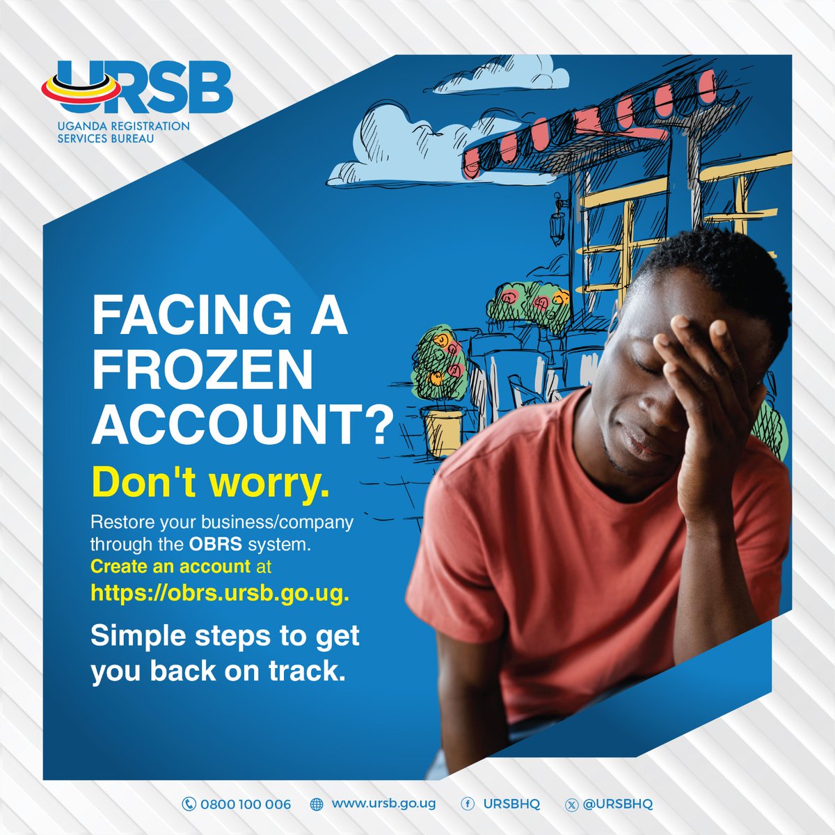 Bring your business back to life with our Online Business Registration System.

Create an account  at obrs.ursb.go.ug/search to get started.  #BusinessRegistrationUG