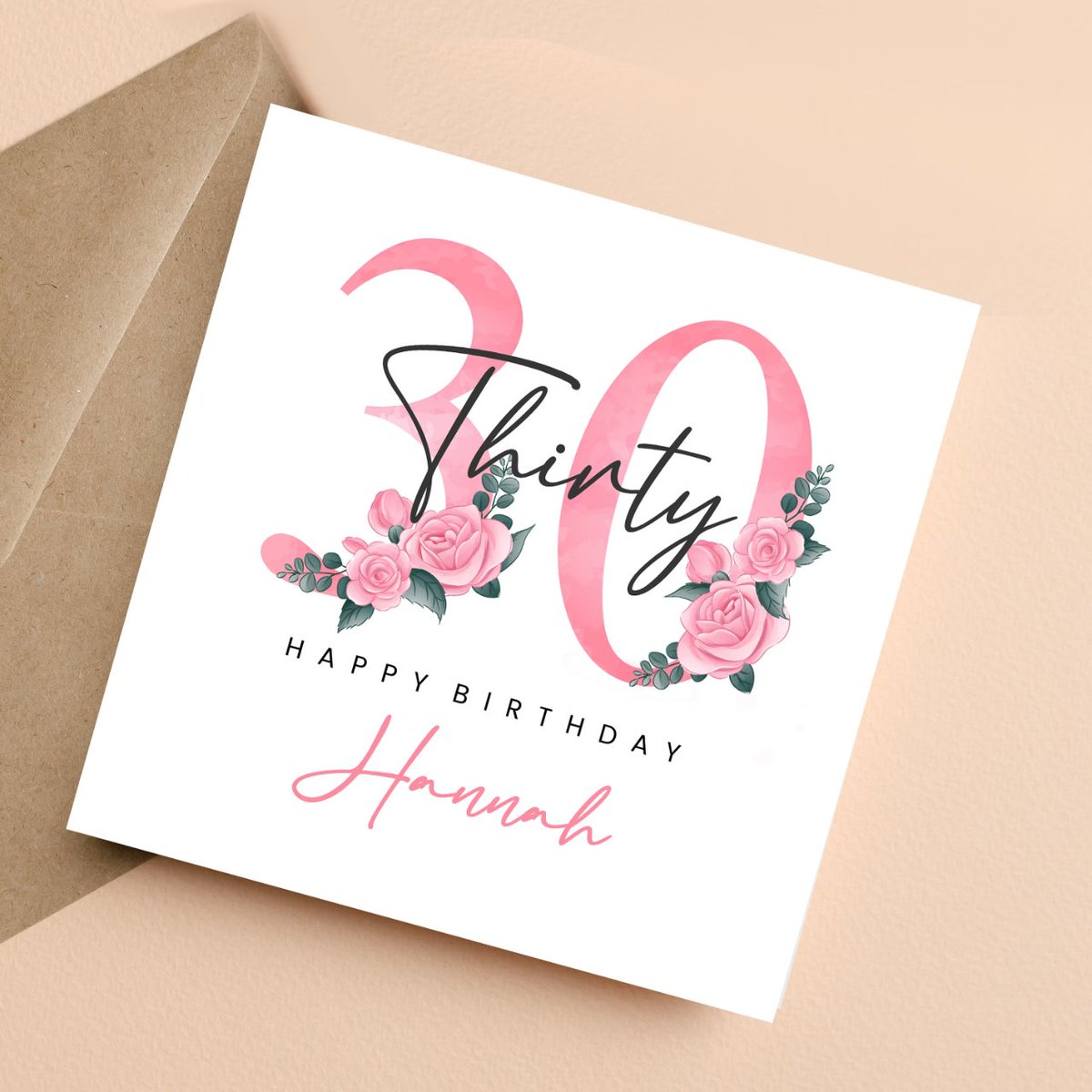 'Beautiful card, would buy again from this seller.' emmacuthbert27 ★★★★★ etsy.me/3tSvYq5 🖱️ #Etsy #EtsyReview #BirthdayCard #HappyBirthdayCard #PersonalisedCard #BirthdayCard #30thBirthday #Thirty #BeeyoutifulCards #BeeyoutifulGifts