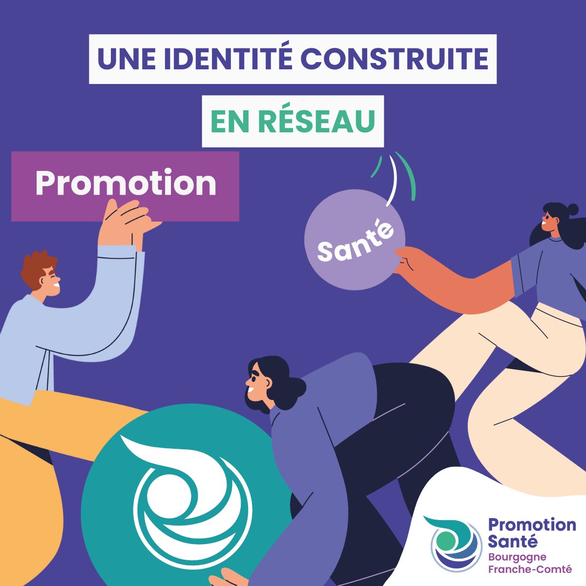 #NouveauNomMêmeHorizon Ireps BFC devient <a href="/PromoSanteBFC/">Promotion Santé Bourgogne Franche-Comté</a> .🔗Attachés aux dynamiques participatives de la #promotiondelasanté, nous avons construit notre nouvelle identité avec les assos @FedePromoSante 
#Ensemble, nous avons choisi ce nom et ce logo pour nous représenter 🎨