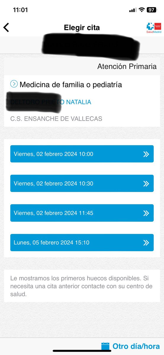 AdmonFraile's tweet photo. @madridsalud es normal que pida cita en mi centro de salud para mi hijo menor de edad y me den para dentro de 2 semanas? https://t.co/9vcEPwpPn0