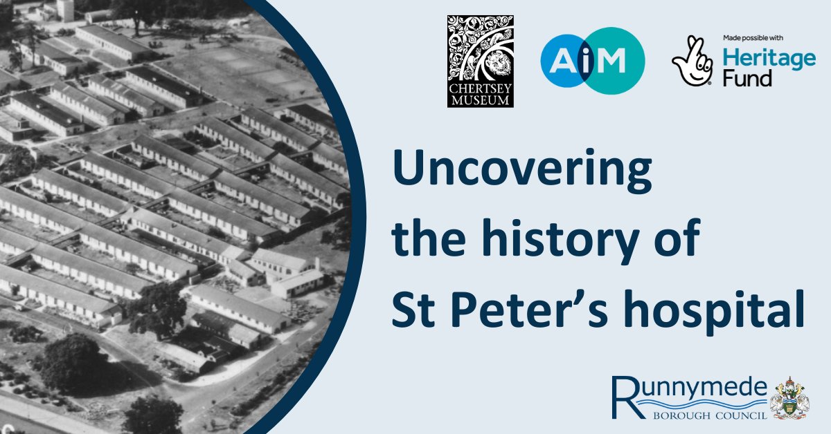 This year @ChertseyMuseum will begin capturing the history of St Peter’s Hospital through a selection of personal accounts from staff past and present, volunteers, patients, and the wider community. runnymede.gov.uk/news/article/1… #HeritageFund #NationalLottery