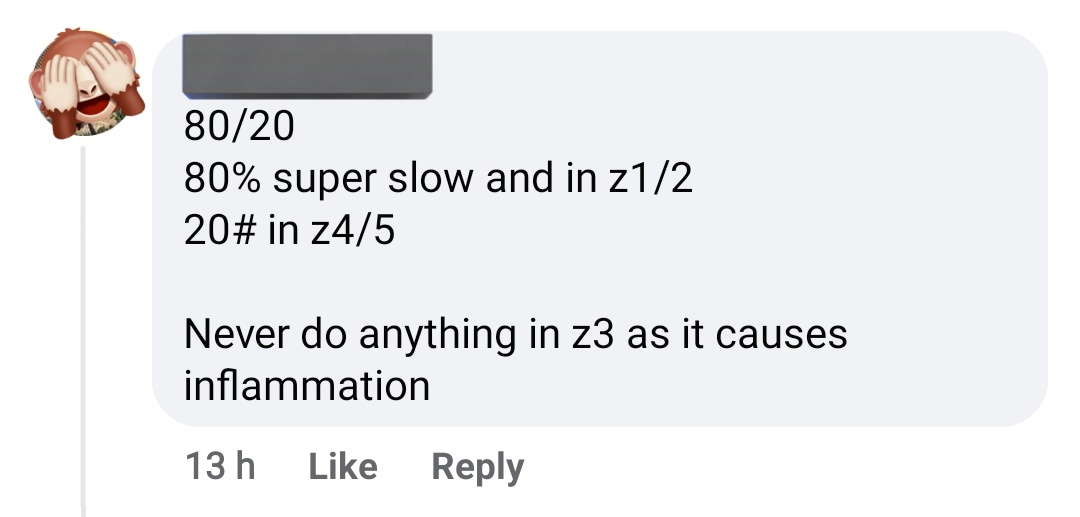 GreenlightPT's tweet image. Don&apos;t forget to do EXACTLY 80% and 20% and NEVER go in Zone 3 😅🤦

#trainingtips