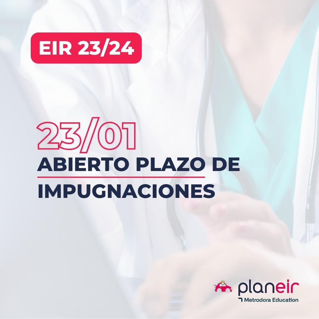 Abierto plazo de impugnaciones EIR 💻

➡️ Desde hoy contamos con 3 días hábiles para presentar las impugnaciones en la página de formación sanitaria especializada.

➡️ Este año más que nunca las impugnaciones y las preguntas de reservan jugarán un papel fundamental. 

➡️