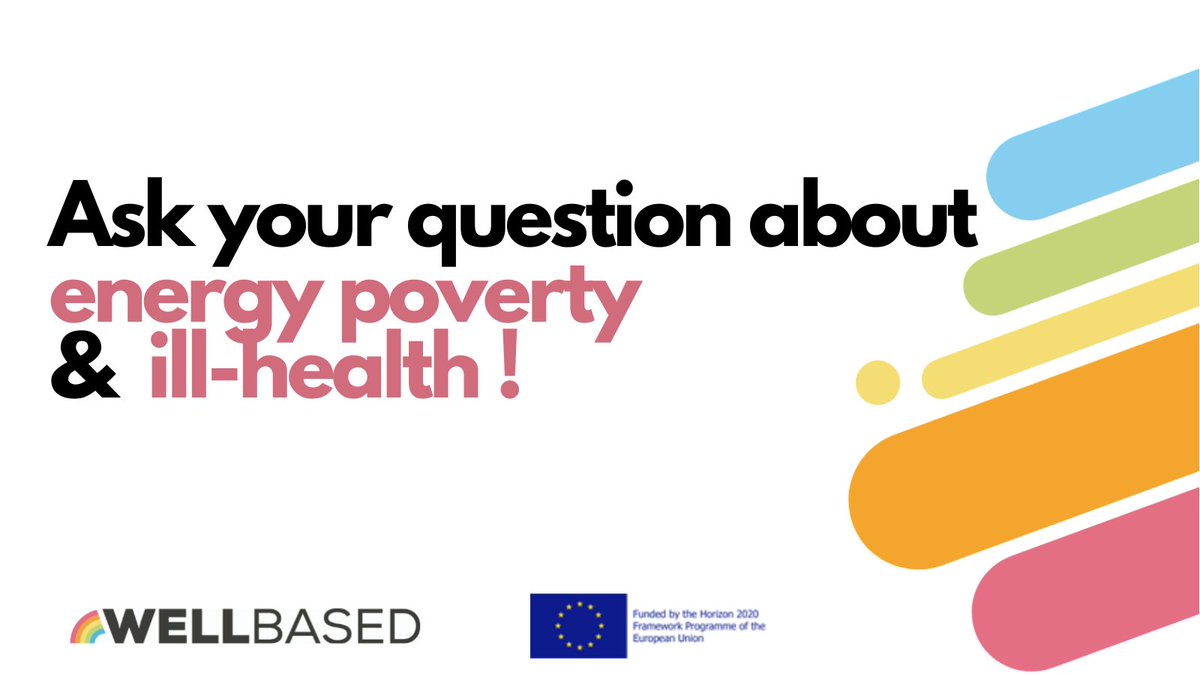 ❤️‍🩹Energy poverty and mental or physical ill health often go hand in hand.
POLL What did you ever wanna know about #energypoverty-related health problems? 
🎧We're preparing a #CityStories podcast episode on that. Help us putting the right questions to our guests!  
#publichealth