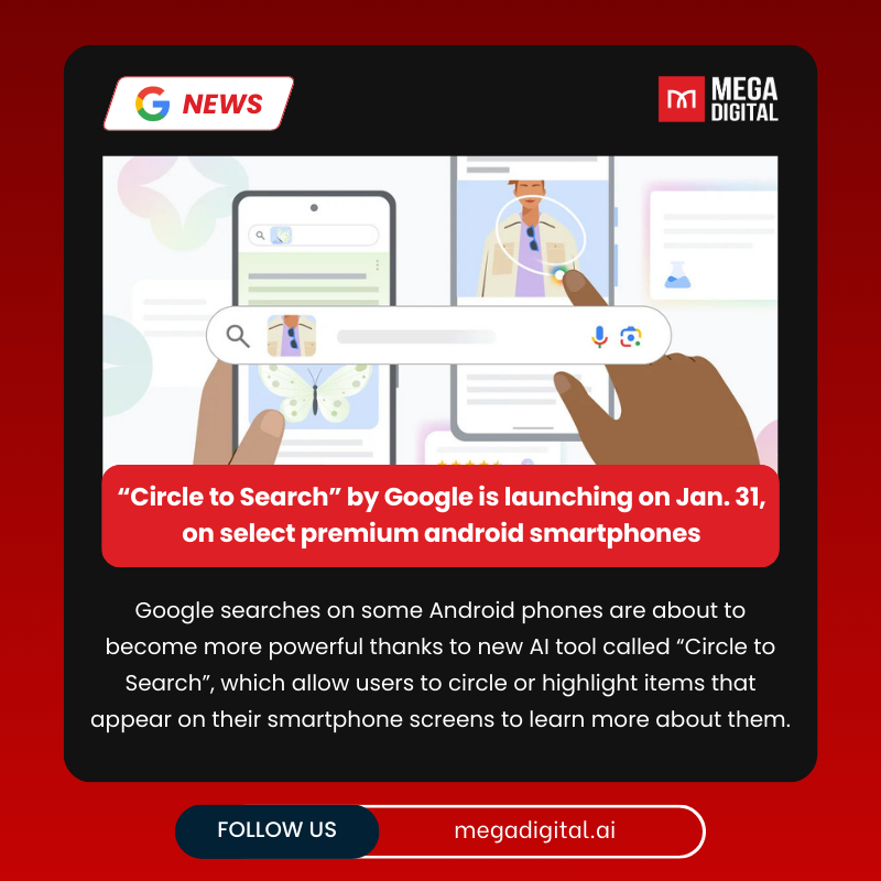 MegaDigital_Jsc's tweet photo. ❗Exciting news for Android users❗
Thanks to new AI tools, #Google searches on some Android phones are set to become significantly more powerful👀👇
#GoogleSearch #AI #TechInnovation #CircleToSearch #GoogleAI #MobileSearch #GoogleInnovation #AndroidUpdates #TechNews https://t.co/PXBuFAsRtM