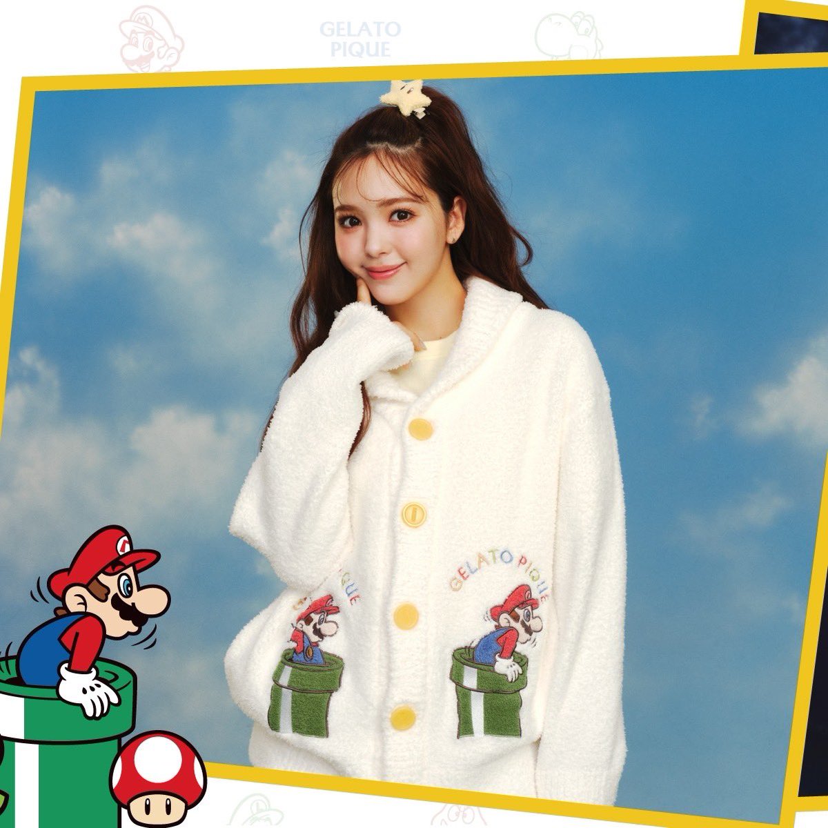 GELATO PIQUE マリオカーディガン SPECIAL COLLECTION】 SUPER MARIO