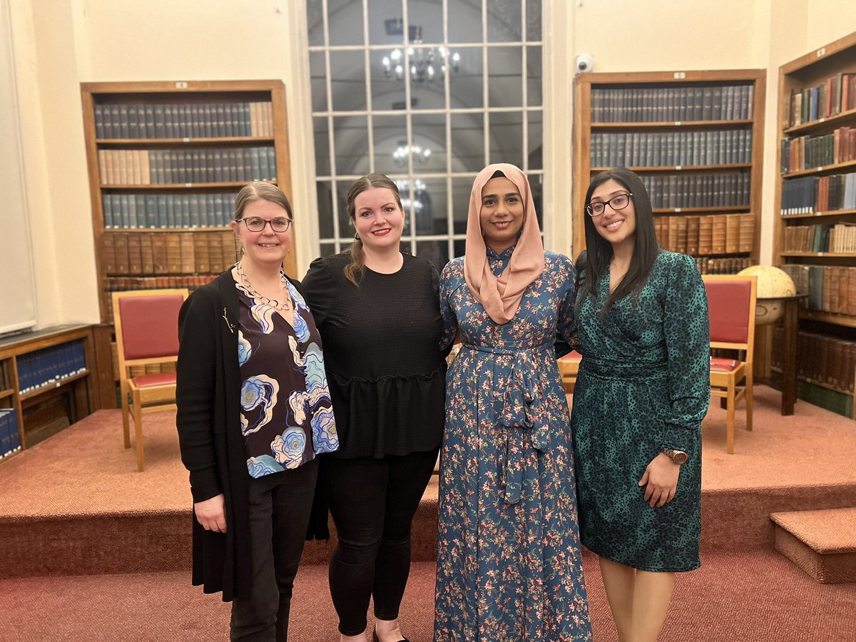 Such a pleasure joining this incredible panel @Cambridge_Uni Union discussing #menstrualhealth #equity of care & how marginalised communities can be supported when it comes to #WomensHealth Left a note for the students 💕 @DrHSandhu @EndometriosisUK @veritypcos