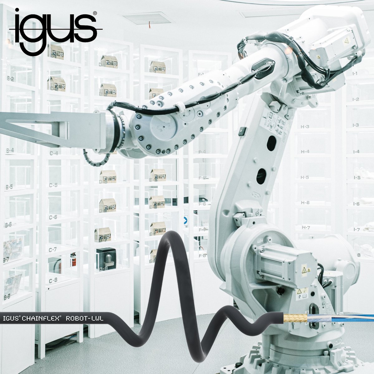 Les #câbles chainflex offrent une protection optimale face aux #défaillances dans les chaînes porte-câbles, sur les #robots ou dans les applications #3D. Leur résistance aux influences extérieures difficiles garantit un fonctionnement sans encombre quelle que soit l'application.