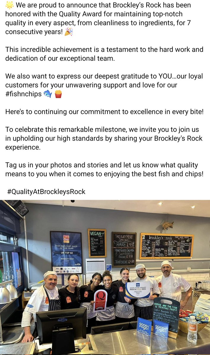 Wonderful news for <a href="/BrockleysRock/">Brockley's Rock</a> 😁👍🏻❤️