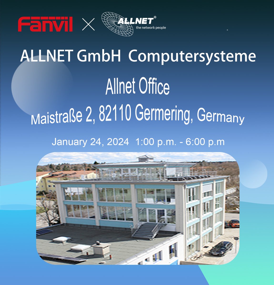 FanvilOfficial's tweet image. #Fanvil #ALLNET #Roadshow #VoIP
❣ Just 1 day left until our roadshow event kicks off!
🌟 Get ready for an unforgettable experience as we share groundbreaking insights and innovations.
