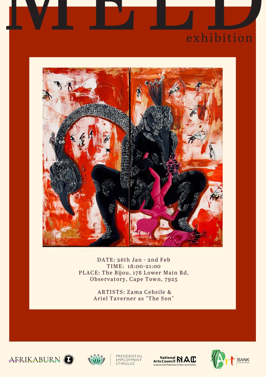 AfrikaBurn is proud to be hosting its first arts residency exhibition, titled: "MELD." The exhibition opens at the Bijou in Observatory (Cape Town) this Friday (26 January) at 6 pm and will close on 1 February. We'll hopefully see lots of you there!