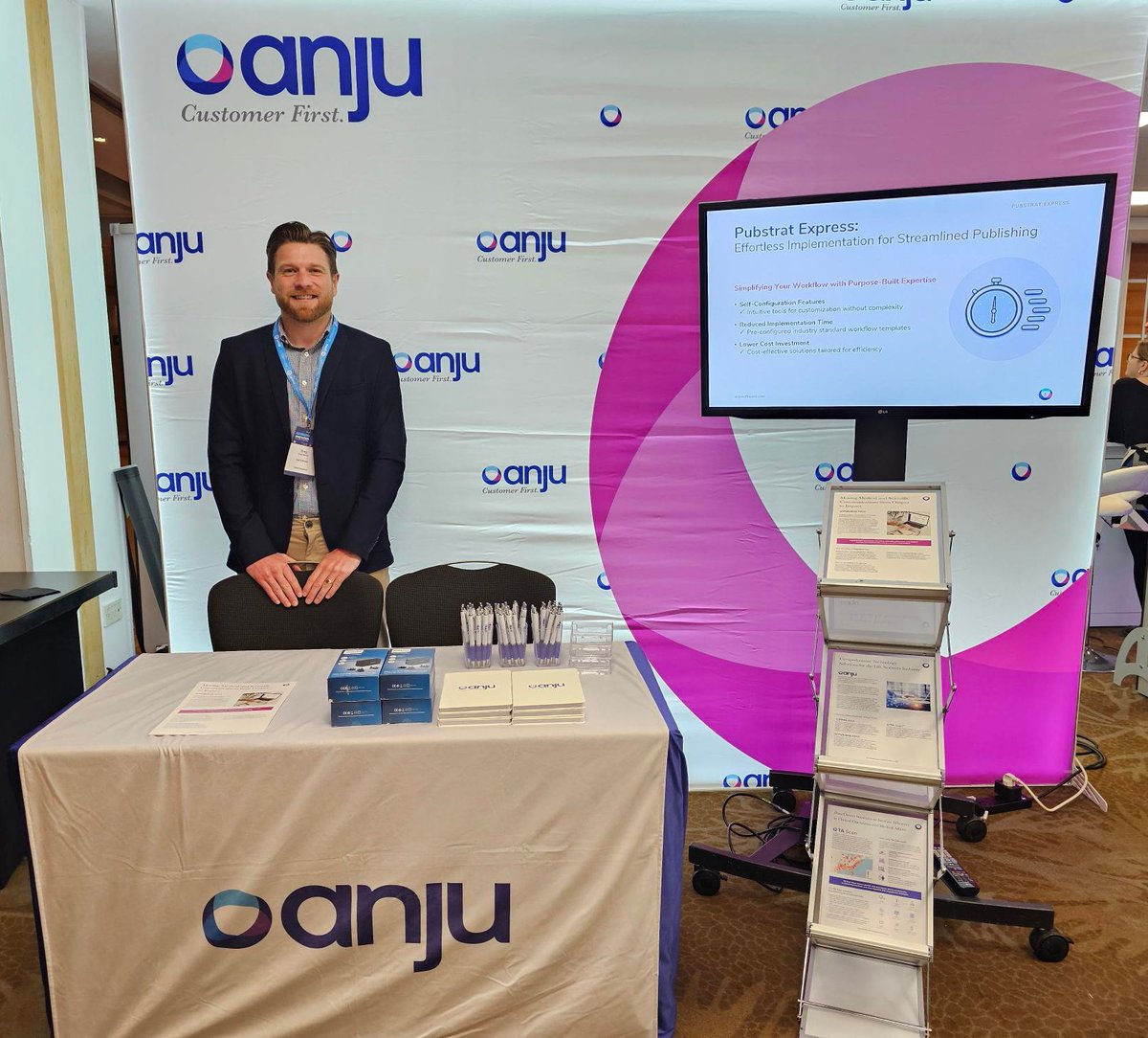 Looking to streamline your entire medical communication process? 🚀 

Meet Anju at booth 10 at #ISMPPEurope2024 in London this week for a #PubstratMAX demo! 👋

Learn more: anjusoftware.com/press-release/…

@ISMPP

#MedPubs #MedComms #LifeSciences #innovation #BioTech