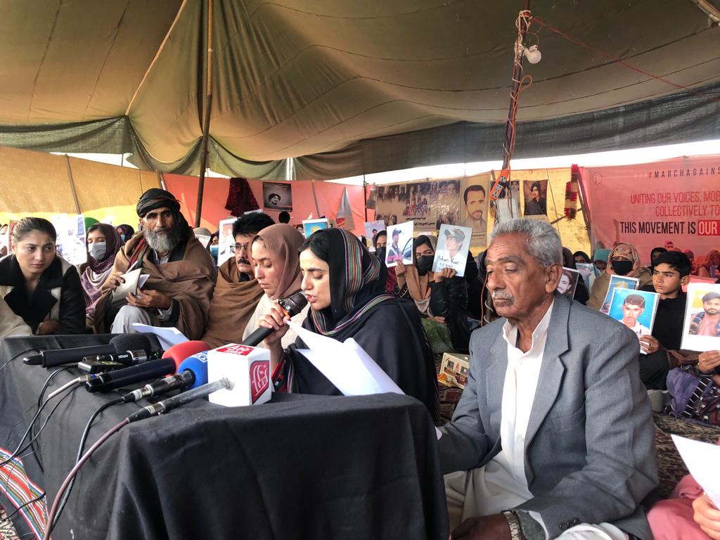 AzharBaaloch's tweet photo. Justice will now be done by the Baloch people. It is the movement of the Baloch people, which will be decided by the people.  Every particle of Balochistan and the Baloch nation will take account of the tears of these mothers with their own strength.
#MarchAgainstBalochGenocide https://t.co/LkZdpJ0hKW