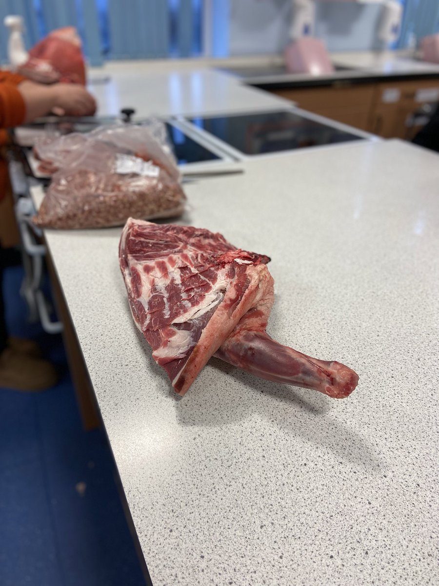S2 & 3 career inspiration day in full swing down in HE, Donald Butchers in giving a masterclass and advice on all things butchery from apprentice to accountant. #kadwy #donaldbutchers