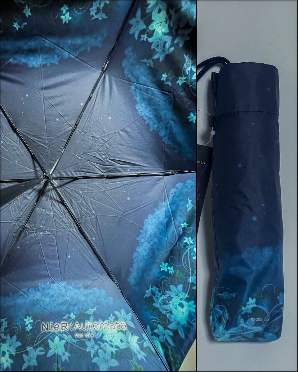 「折り畳み傘とポーチ付きエコバック (ブラックボックスデザイン) 届いたーー せっ」|えすか(.◎ .. ◎.) ver.1.22...のイラスト