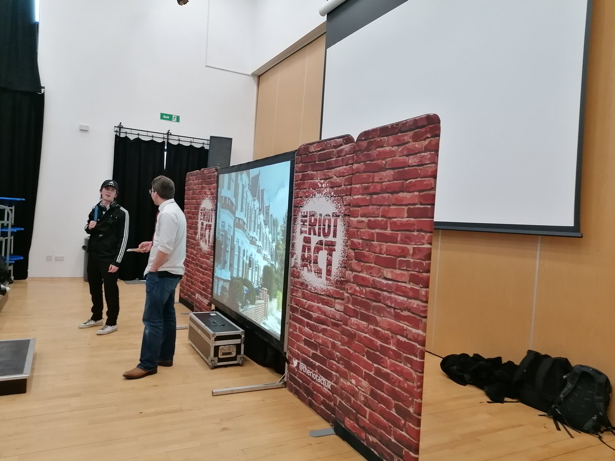 Thank you to @theriotactuk for delivering an informative and engaging Road Safety Workshop to our Year 7 students.