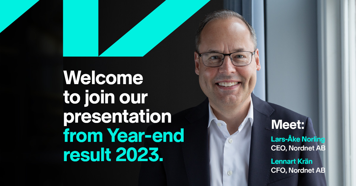 Nordnet Corporate (@nordnet) on Twitter photo Next Tuesday, we will publish our Year-end Report for 2023. You are welcome to join our presentation at 10.00 CET, where <a href="/CEONordnet/">Lars-Åke Norling</a> and CFO Lennart Krän will present the results for Q4 2023. Please register here: nordnet.zoom.us/webinar/regist… Next Tuesday, we will publish our Year-end Report for 2023. You are welcome to join our presentation at 10.00 CET, where <a href="/CEONordnet/">Lars-Åke Norling</a> and CFO Lennart Krän will present the results for Q4 2023. Please register here: nordnet.zoom.us/webinar/regist…