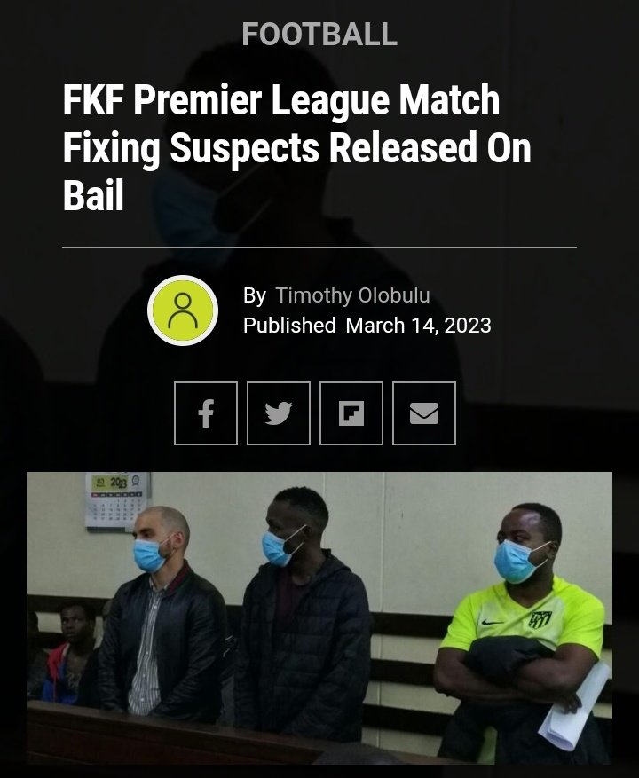 Sam_Lulli's tweet photo. Match-fixing isn't new to the current Football teams in Kenya.

There have been persistent allegations of match-fixing within Kenyan football, tarnishing the integrity of the sport.
Culprits have been Referees &amp; players who are poorly paid or not paid at all.
#KenyaFootballMess https://t.co/mtHuGRd32H