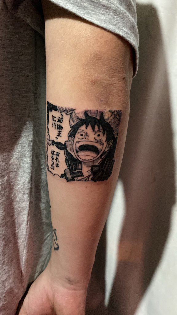 #ONEPIECE #luffy #tattoo