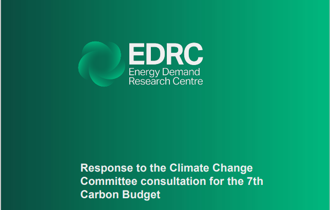 Energy Demand Research Centre (EDRC) (@edrc_uk) on Twitter photo 📄Our latest report to the CCC’s consultation on how they should go about establishing their advice on the total Greenhouse Gas (GHG) emissions within the 7th Carbon Budget (2037 to 2042).
@j_r_barrett <a href="/DrGregMarsden/">Greg Marsden</a> <a href="/martiskainen/">Prof Mari Martiskainen</a> <a href="/tjfoxon1/">Tim Foxon</a> @garveygreen <a href="/theCCCuk/">Climate Change Committee</a> #CarbonBudgets 📄Our latest report to the CCC’s consultation on how they should go about establishing their advice on the total Greenhouse Gas (GHG) emissions within the 7th Carbon Budget (2037 to 2042).
@j_r_barrett <a href="/DrGregMarsden/">Greg Marsden</a> <a href="/martiskainen/">Prof Mari Martiskainen</a> <a href="/tjfoxon1/">Tim Foxon</a> @garveygreen <a href="/theCCCuk/">Climate Change Committee</a> #CarbonBudgets