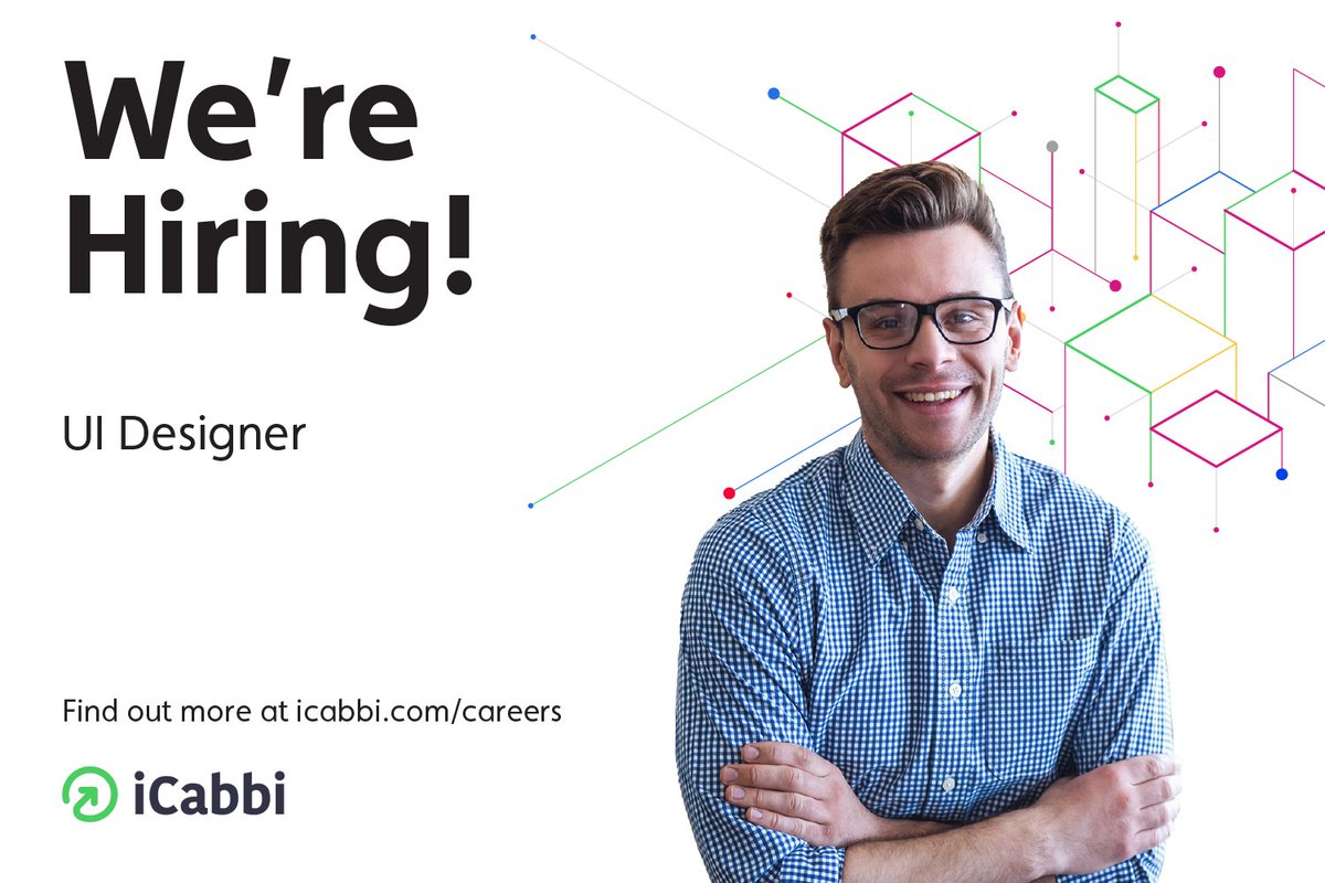 WANTED: One UI Designer. Check out our open role here: hubs.ly/Q02hnmP50 #iCabbi #taxi #jobs #career #UI