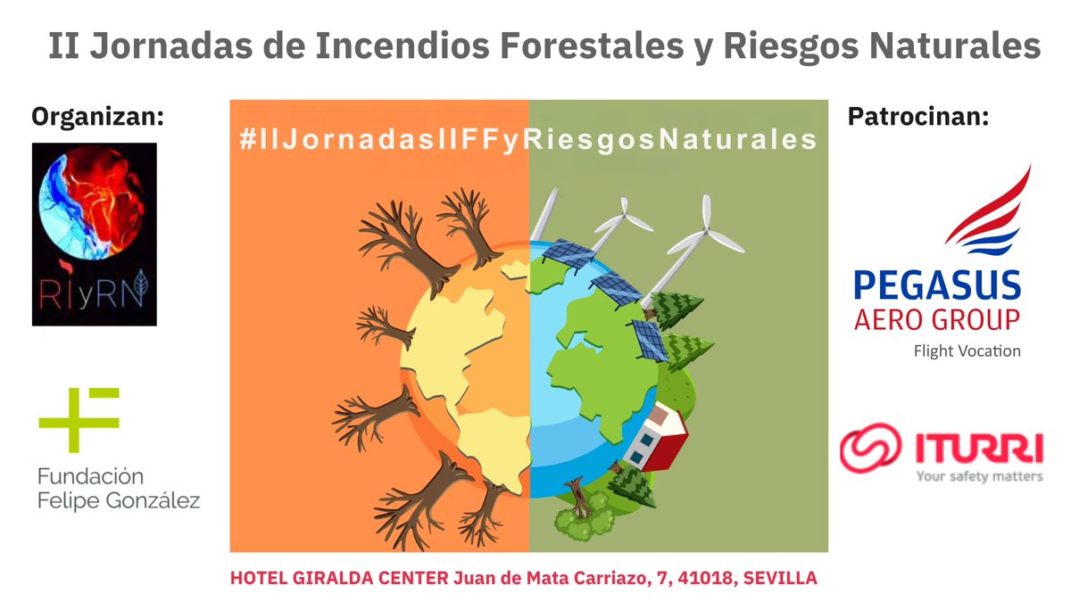 Los próximos 29 y 30 de enero se podrá disfrutar del streaming de las  II jornadas Incendios Forestales y Riesgos Naturales que se celebran en Sevilla:
— en directo: youtube.com/create/live/jo…
— en diferido:  se podrán visualizar en revistarirn.org/jornadas-tecni…