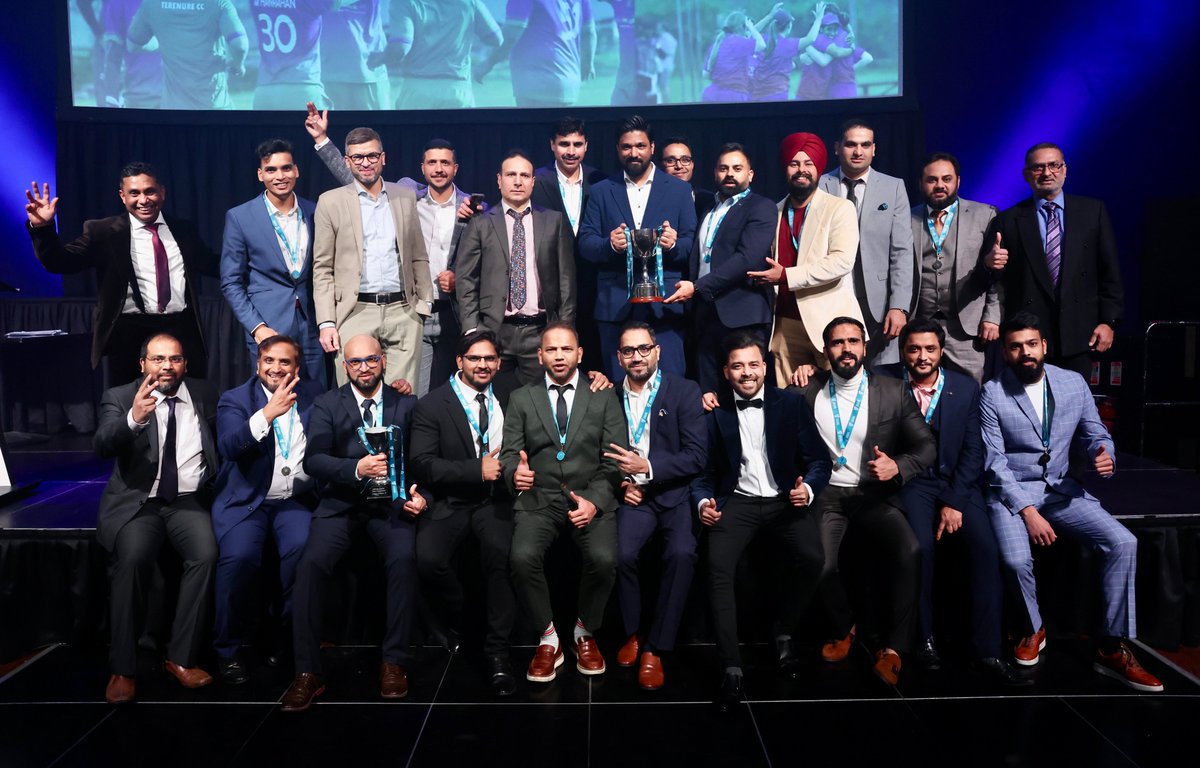 Castleknock Cricket Club players -Winners of Div7 and Div 16 CL league Championship at Gala Night Jan2024