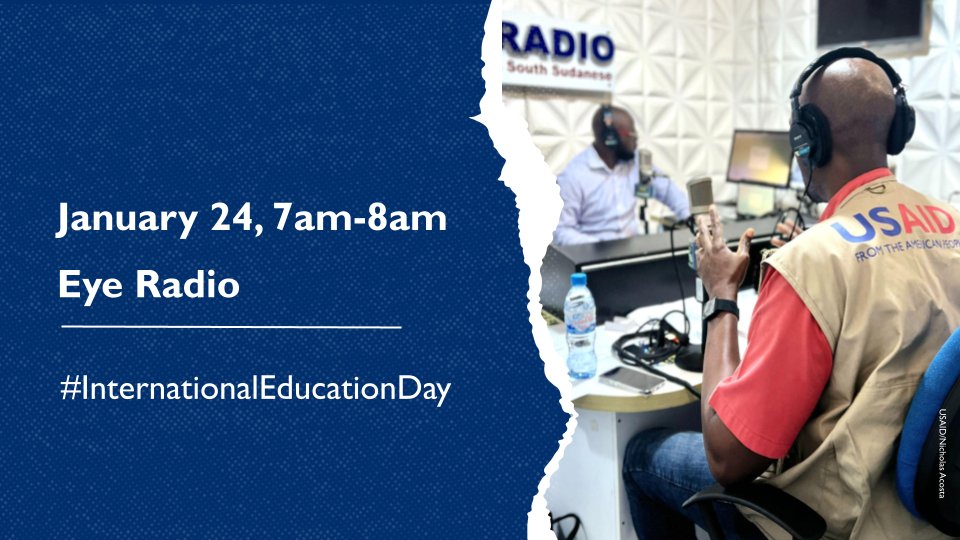 South Sudan has one of the world’s worst literacy rates: 70% of adults in South Sudan cannot read or write. The transitional govt needs to use more public resources to meet public needs, incl. basic ed. Listen to @EyeRadioJuba Jan 24 at 7am to hear how we’re making a difference.