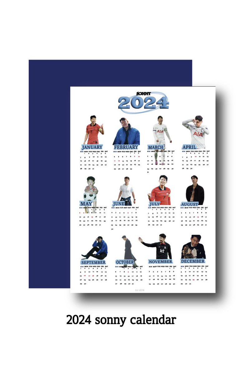 ⭐️ 흥민 선수 2024년 캘린더 포스터 ⚽️ ⭐️

네이버 폼 작성 후 메세지 주세요 💌
naver.me/x10TGzWo

••••

인스타에서만 활동하다가 트위터도 배워볼려고 합니다 ! 흥민선수팬분들은 친해져욧 🫶

#손흥민 #손흥민굿즈