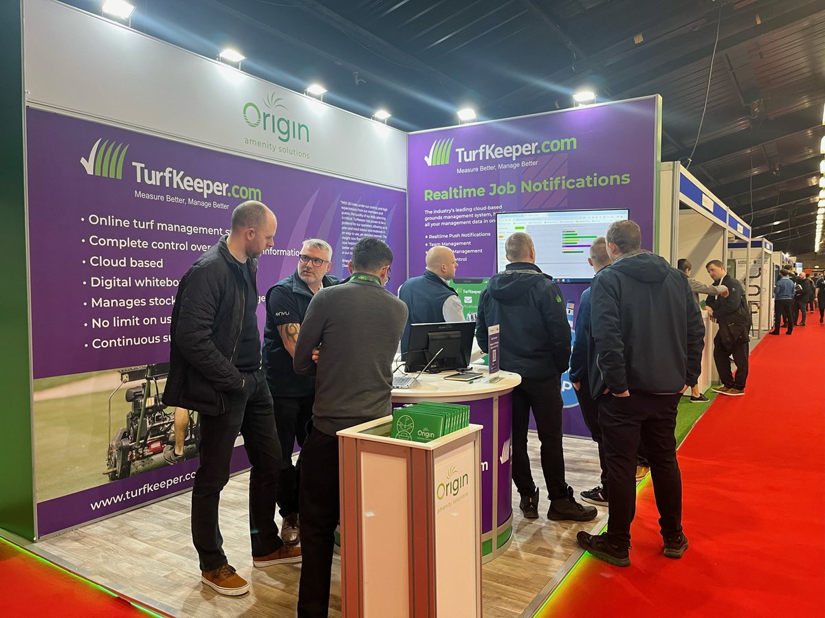 TurfKeeper (@turfkeeperltd) on Twitter photo And we're off!
Its great to be back at #BTME2024 this year on stand 200.
We're here to demonstrate how our platform works and to give more information about how #TurfKeeper can improve your grounds maintenance programmeβ½πβ³
#OriginAmenitySolutions
<a href="/BIGGALtd/">British & International Golf Greenkeepers Assn.</a> <a href="/OriginAmenity/">Origin Amenity Solutions</a> And we're off!
Its great to be back at #BTME2024 this year on stand 200.
We're here to demonstrate how our platform works and to give more information about how #TurfKeeper can improve your grounds maintenance programmeβ½πβ³
#OriginAmenitySolutions
<a href="/BIGGALtd/">British & International Golf Greenkeepers Assn.</a> <a href="/OriginAmenity/">Origin Amenity Solutions</a>